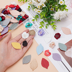 132Pcs 18 Styles Cloth Ornament Accessories&nbsp;FIND-WR0008-79