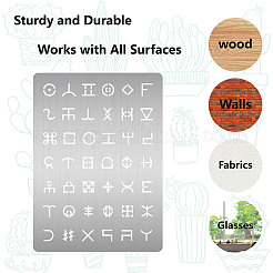 Sign Stainless Steel Metal Cutting Dies Stencils&nbsp;DIY-WH0289-092