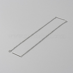 304 Stainless Steel Stud Earring Findings&nbsp;STAS-WH0001-18D-P