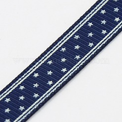 Star Printed Grosgrain Ribbon&nbsp;SRIB-G006-10mm-06