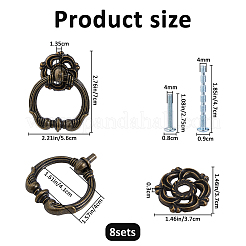 Zinc Alloy Box Pull Handle&nbsp;FIND-WH0817-192AB