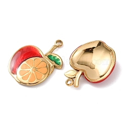5Pcs 304 Stainless Steel Enamel Pendants&nbsp;STAS-P432-04B-G