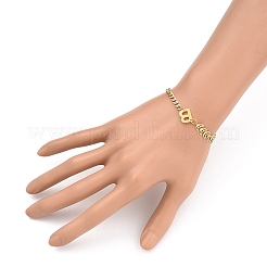 (Jewelry Parties Factory Sale)304 Stainless Steel Charm Bracelets Sets&nbsp;BJEW-JB05387