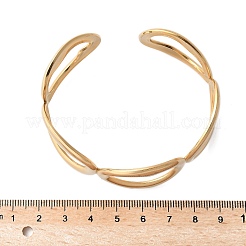 304 Stainless Steel Cuff Bangles for Women&nbsp;BJEW-U032-03G