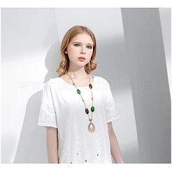 Undyed Wood Big Pendants&nbsp;WOOD-PH0008-36