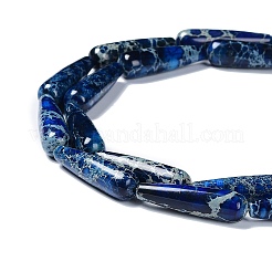 Dyed Natural Imperial Jasper Beads Strands&nbsp;G-G0001-C01-02