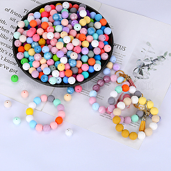 Round Silicone Focal Beads&nbsp;SI-JX0046A-97