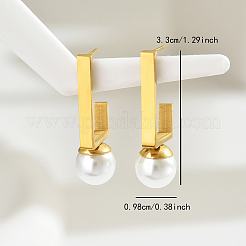 Stainless Steel Round Stud Earrings&nbsp;YH0662