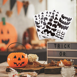 Halloween Pumpkin Face Decorative Stickers&nbsp;STIC-WH0005-01