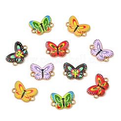 50Pcs 5 Colors Printed Alloy Connector Charms&nbsp;FIND-CJ0004-60