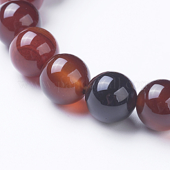 Natural Striped Agate/Banded Agate Beaded Stretch Bracelets&nbsp;BJEW-I254-10mm-11