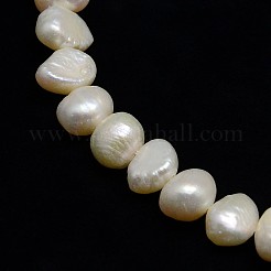 Natural Cultured Freshwater Pearl Beads Strands&nbsp;PEAR-L001-C-01