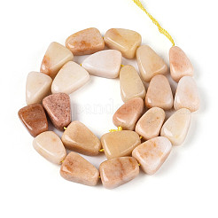 Natural Topaz Jade Beads Strands&nbsp;G-N354-02B-01
