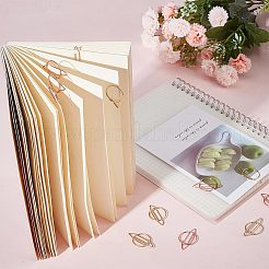 50Pcs 2 Colors Planet Shape Carbon Steel Paper Clips&nbsp;FIND-GF0004-74