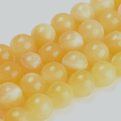 Natural Topaz Jade Beads Strands&nbsp;X-G-E266-11A-8mm