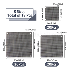 3 Styles PVC Square Dustproof Net for Computer&nbsp;KY-FH0001-36