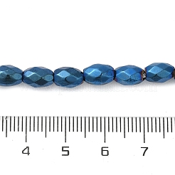 Electroplated Strong Magnetic Synthetic Hematite Beads Strands&nbsp;G-P518-02C