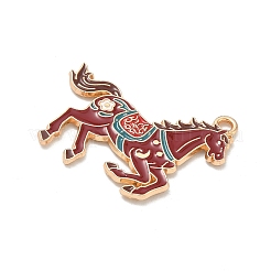 Alloy Enamel Pendants&nbsp;PALLOY-F320-04A-G
