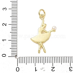 Brass Enamel Pendants&nbsp;KK-CBA3F25-08G