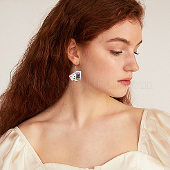 3 Set 3 Styles Playing Card Theme Resin Dangle Earrings with Alloy Pins&nbsp;EJEW-FI0003-01