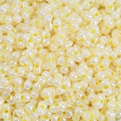 Opaque Colours Luster Glass Seed Beads&nbsp;SEED-K010-04H