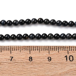 Natural Blue Tiger Eye Beads Strands&nbsp;G-Z116-A08-3mm