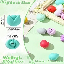 30Pcs 15 Styles Silicone Beads&nbsp;SIL-CJ0002-59