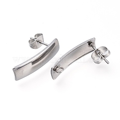 Non-Tarnish 304 Stainless Steel Stud Earring Findings&nbsp;STAS-L232-109P