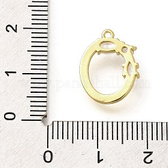 Brass Micro Pave Cubic Zirconia Pendants&nbsp;LS-KK-M310-01G-15