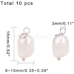 Natural Cultured Freshwater Pearl Pendants&nbsp;PEAR-PH0001-01