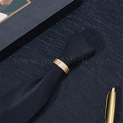Brass Pave Clear Cubic Zirconia Tie Clips&nbsp;AJEW-WH20054-125G