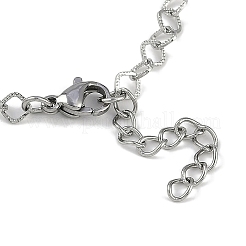 304 Stainless Steel Link Chains Bracelets for Women&nbsp;BJEW-G725-09P