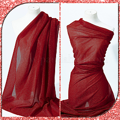 Polyester with PET Glitter Powder Fabric&nbsp;AJEW-WH0314-706B
