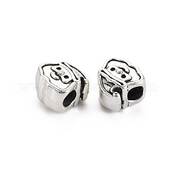 Tibetan Style Alloy European Beads Enamel Rhinestone Settings&nbsp;PALLOY-N160-79