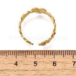 304 Stainless Steel Enamel Open Cuff Rings&nbsp;RJEW-M072-19G