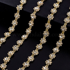 2Yards Alloy Glass Rhinestone Cup Chains&nbsp;DIY-GA0009-07