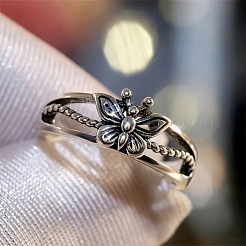 Butterfly Hollow Out Alloy Finger Rings&nbsp;FS-WG9DE85-02