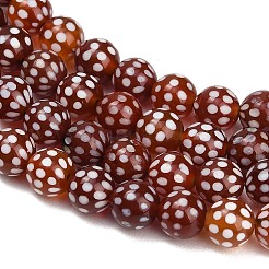 Tibetan Style dZi Beads Strands&nbsp;GG-NH0001-A01-8MM