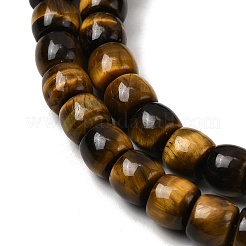 Natural Tiger Eye Beads Strands&nbsp;G-A275-C01-7x8mm