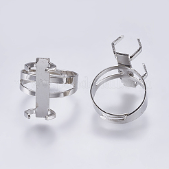 Iron Finger Ring Prong Settings&nbsp;X-IFIN-K035-01P