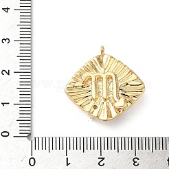 Brass Micro Pave Cubic Zirconia Enamel Pendants&nbsp;KK-L250-08G-09