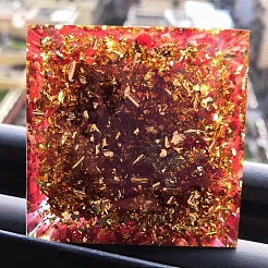 Orgonite Pyramids with Natural Red Jasper&nbsp;PW-WG59452-01