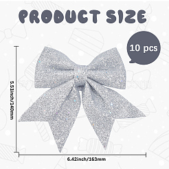 10Pcs Glitter Foam Bowknot Ornament Accessories&nbsp;FIND-GF0008-55C