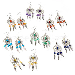 Brass Dangle Earring&nbsp;EJEW-TAC00017