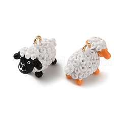 Alloy Enamel Pendants&nbsp;FIND-Z117-18G