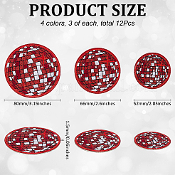 12PcsComputerized Embroidery Cloth Self Adhesive Patches&nbsp;PATC-MA0001-29