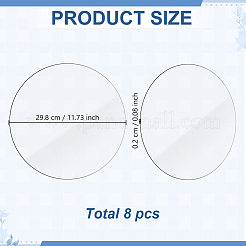 8Pcs Acrylic Board&nbsp;DIY-GO0003-22