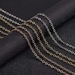 PVD Vacuum Plating Classic Plain 304 Stainless Steel Mens Womens Cable Chain for Necklace&nbsp;STAS-UN0005-34
