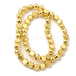Electroplate Glass Beads Strands&nbsp;EGLA-F166-04B