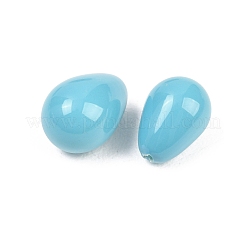 Electroplate Opaque Glass Beads&nbsp;GLAA-A044-02B